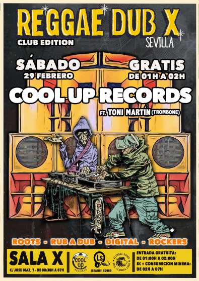Reggae en Sevilla - Reggae Dub X - Sala X - Febrero